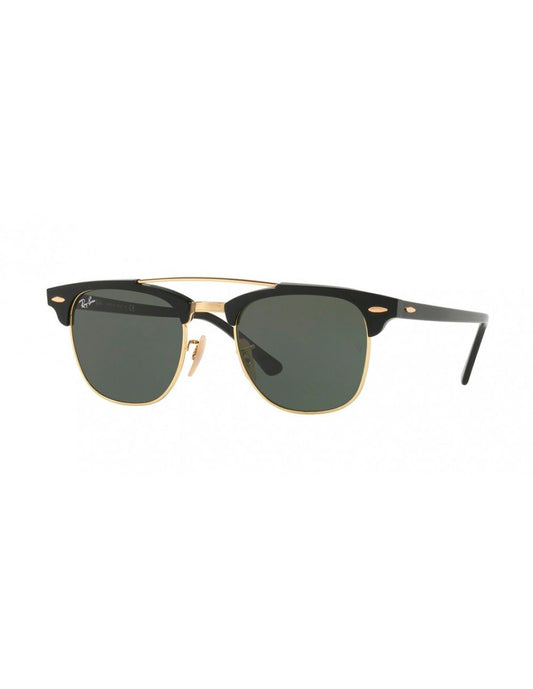 LENTE DE SOL RAY BAN CLUBMASTER DOUBLE BRIDGE RB3816 901 51MM G15 NEGRO