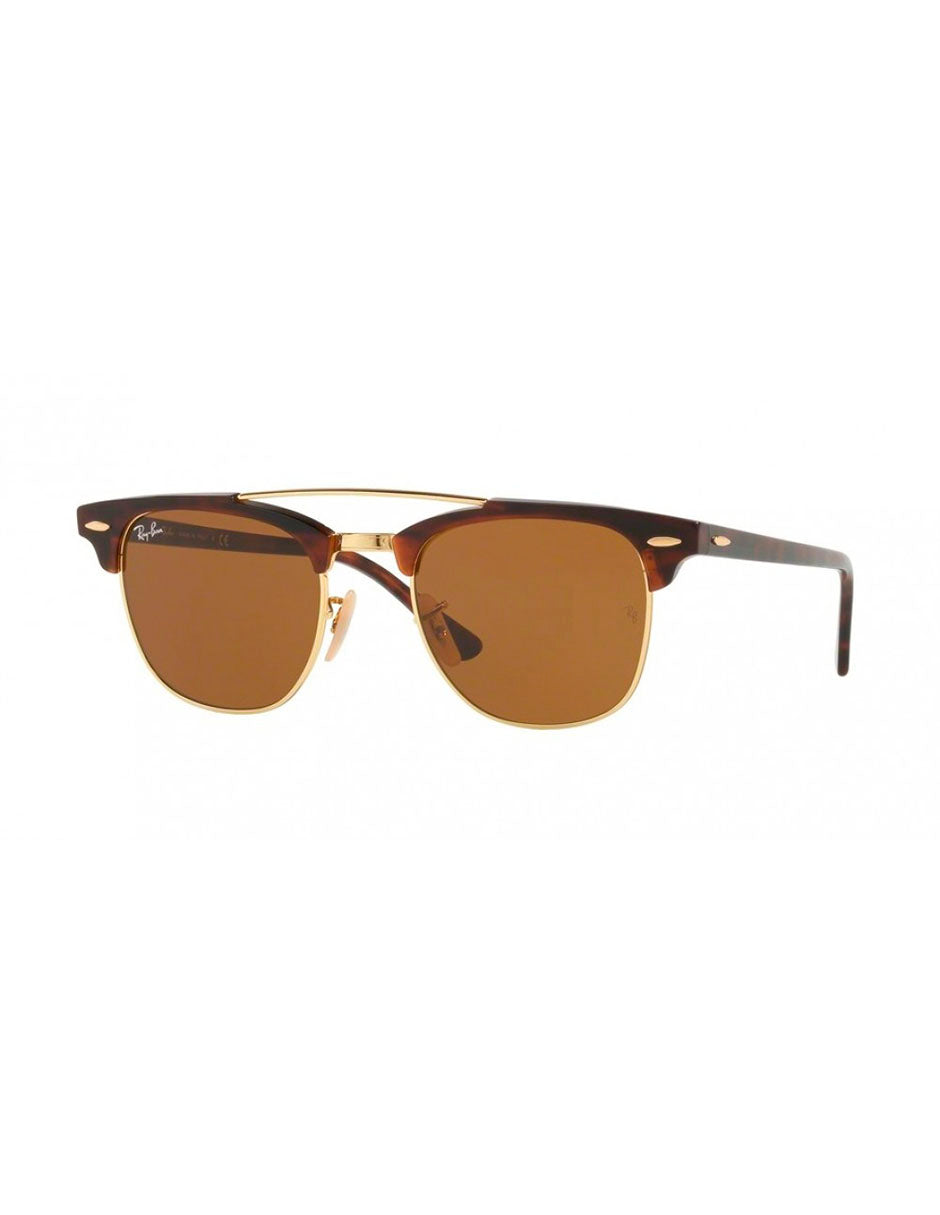 LENTE DE SOL RAY BAN CLUBMASTER DOUBLE BRIDGE RB3816 990 33 51MM CAREY B15