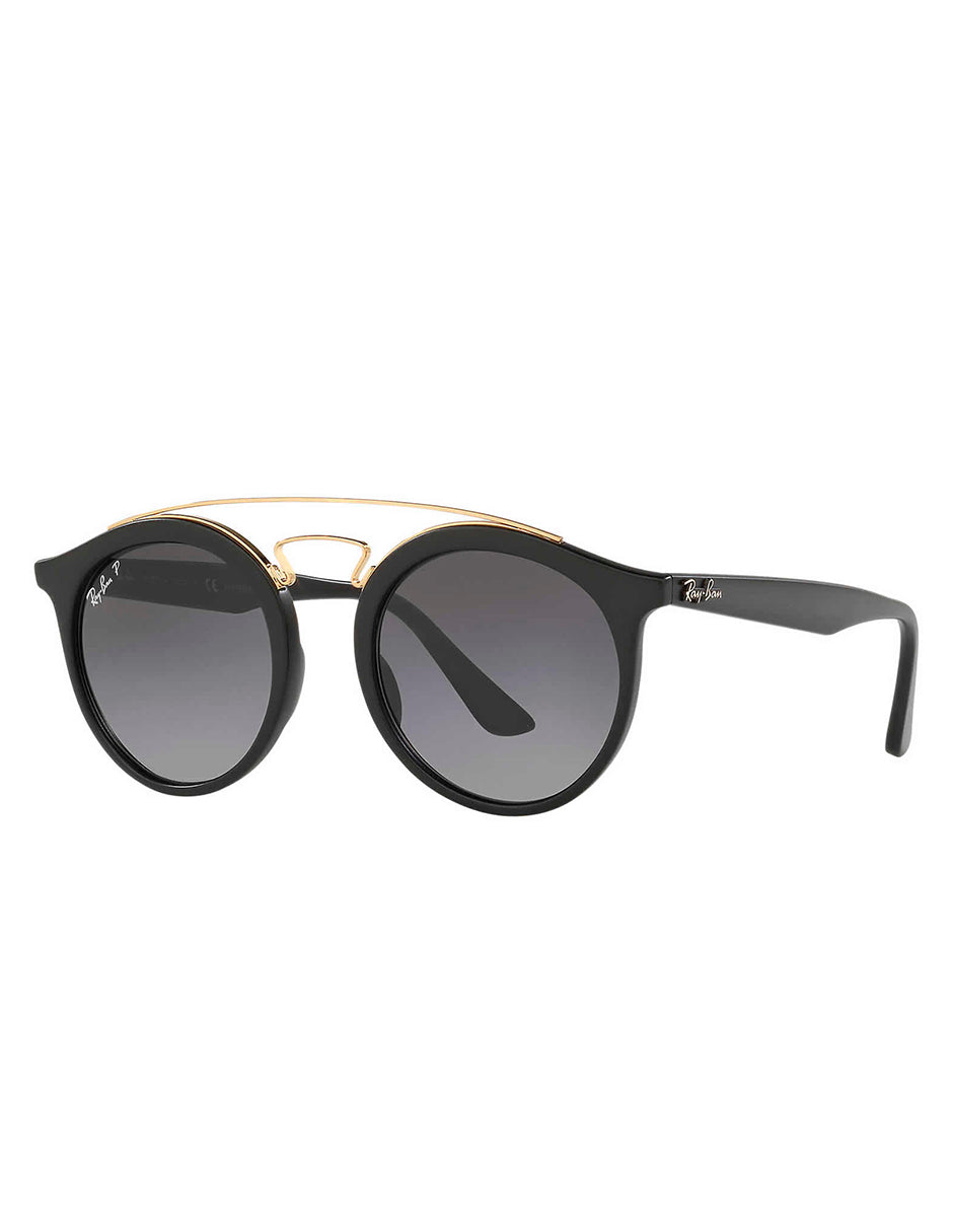 LENTES DE SOL RAY BAN GATSY I POLARIZADO RB4256 601ST3 49MM NEGRO/LENTE GRIS DEGRADADO