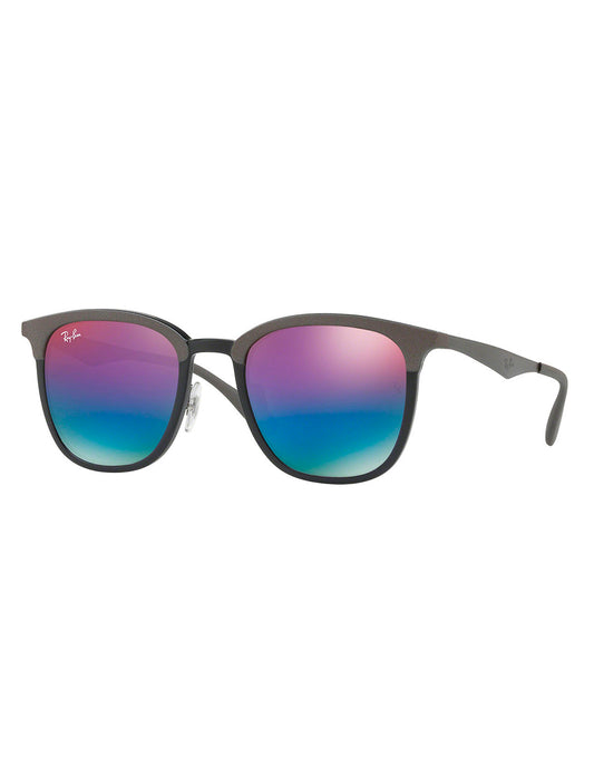 LENTE DE SOL RAY BAN RB4278 6284/B1 51MM GRIS/AZUL VIOLETA DEGRADADO ESPEJO