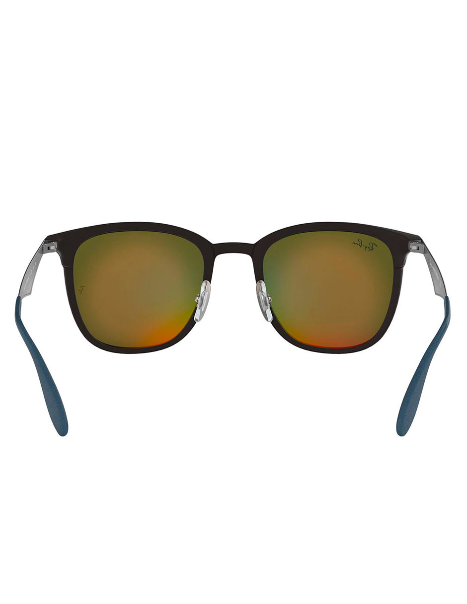 LENTE DE SOL RAY BAN RB4278 6286/A8 51MM AZUL/NARANJA DEGRADADO ESPEJO