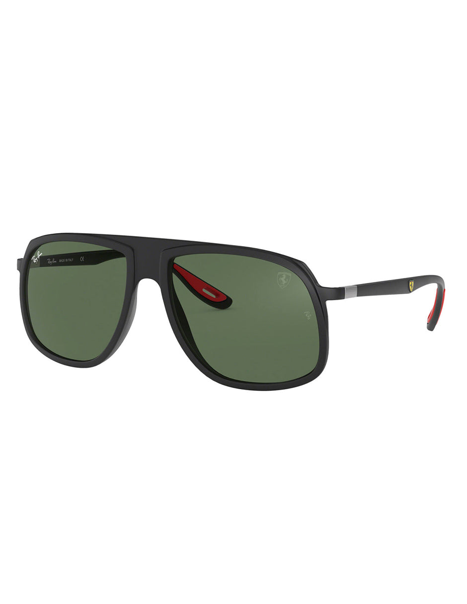 LENTE DE SOL RAY BAN RB4308MF F602/71 57MM NEGRO/ROJO