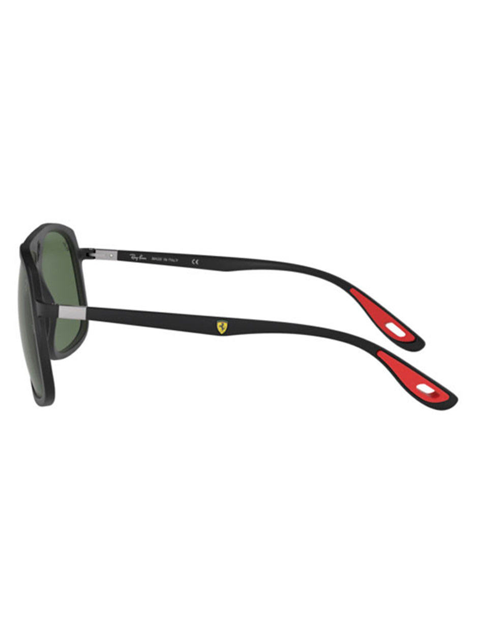 LENTE DE SOL RAY BAN RB4308MF F602/71 57MM NEGRO/ROJO