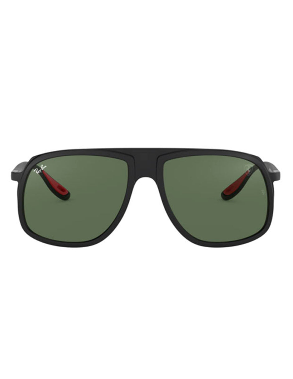 LENTE DE SOL RAY BAN RB4308MF F602/71 57MM NEGRO/ROJO