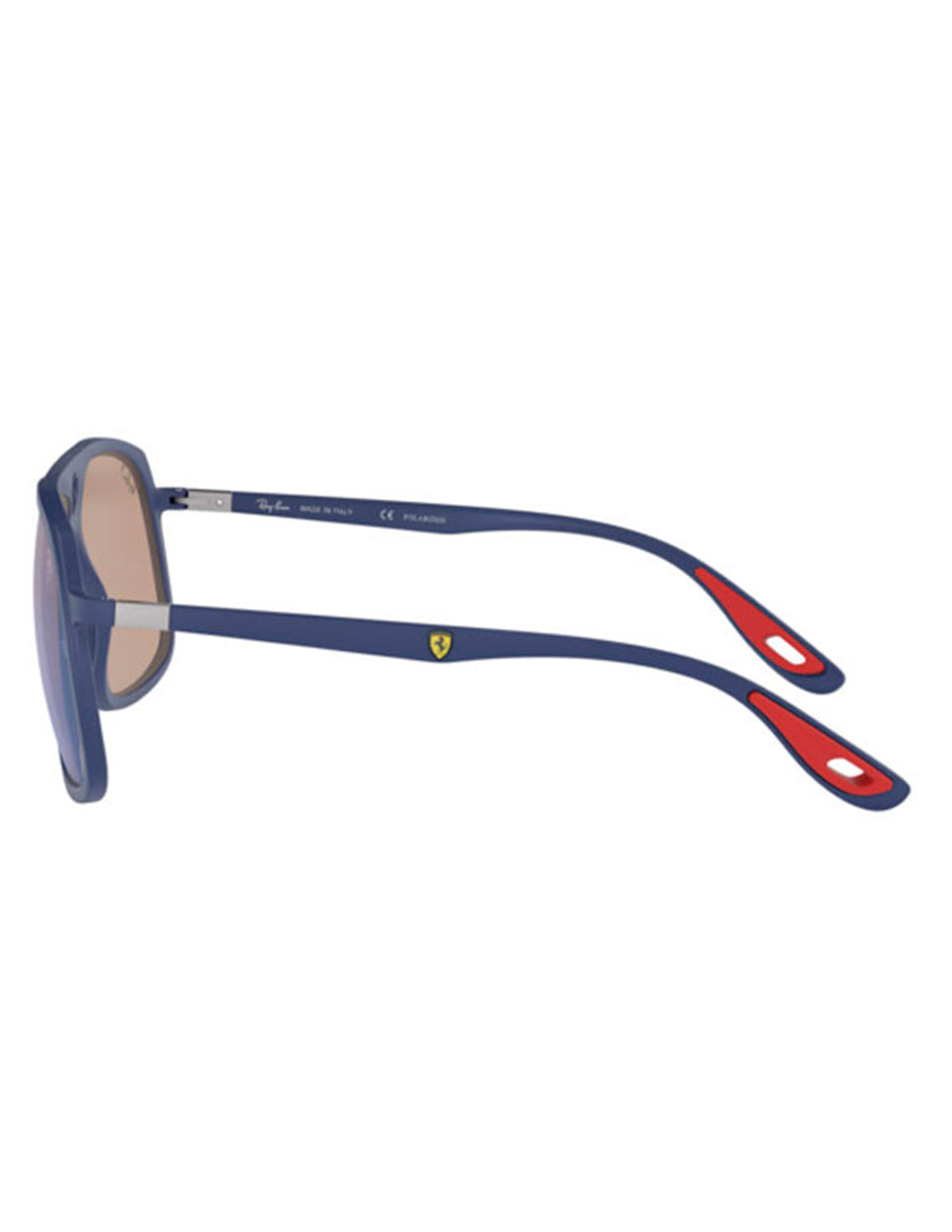 LENTE DE SOL RAY BAN RB4308MF F604/HO 57MM AZUL/ROJO