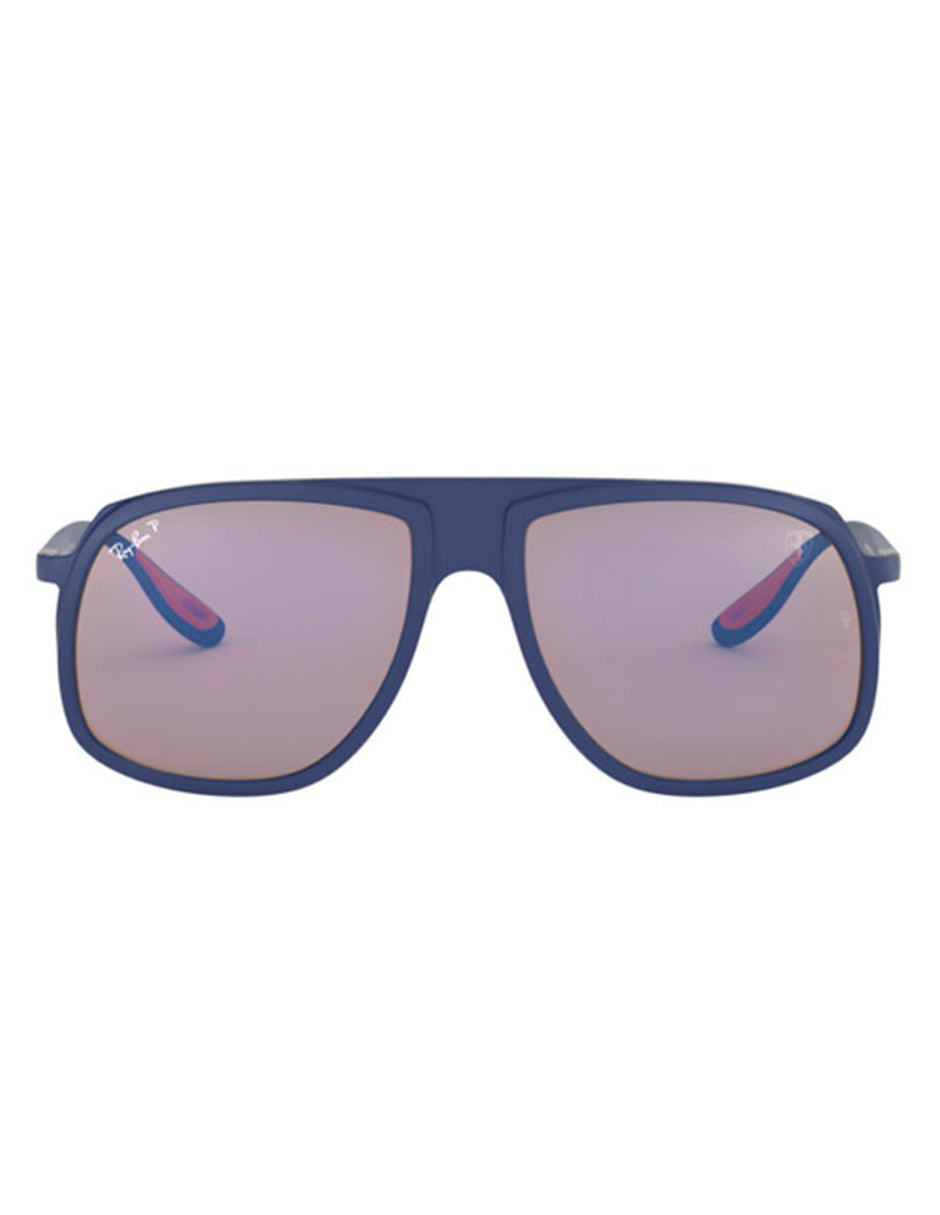 LENTE DE SOL RAY BAN RB4308MF F604/HO 57MM AZUL/ROJO