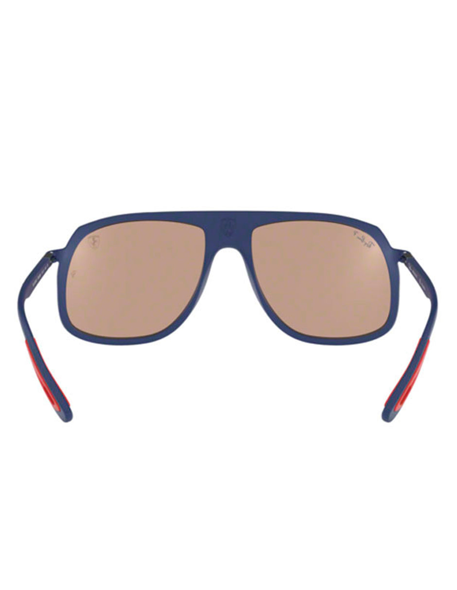 LENTE DE SOL RAY BAN RB4308MF F604/HO 57MM AZUL/ROJO