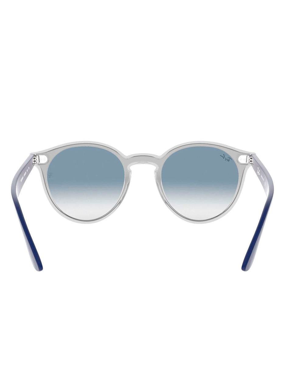 LENTES DE SOL RAY BAN RB4380NF 6356X0 37MM TRANSPARENTE AZUL DEGRADADO