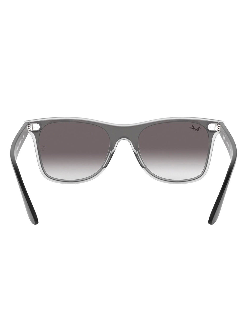 LENTES DE SOL RAY BAN BLAZE WAYFARER RB4440NF 6355U0 41MM TRANSPARENTE GRIS DEGRADADO