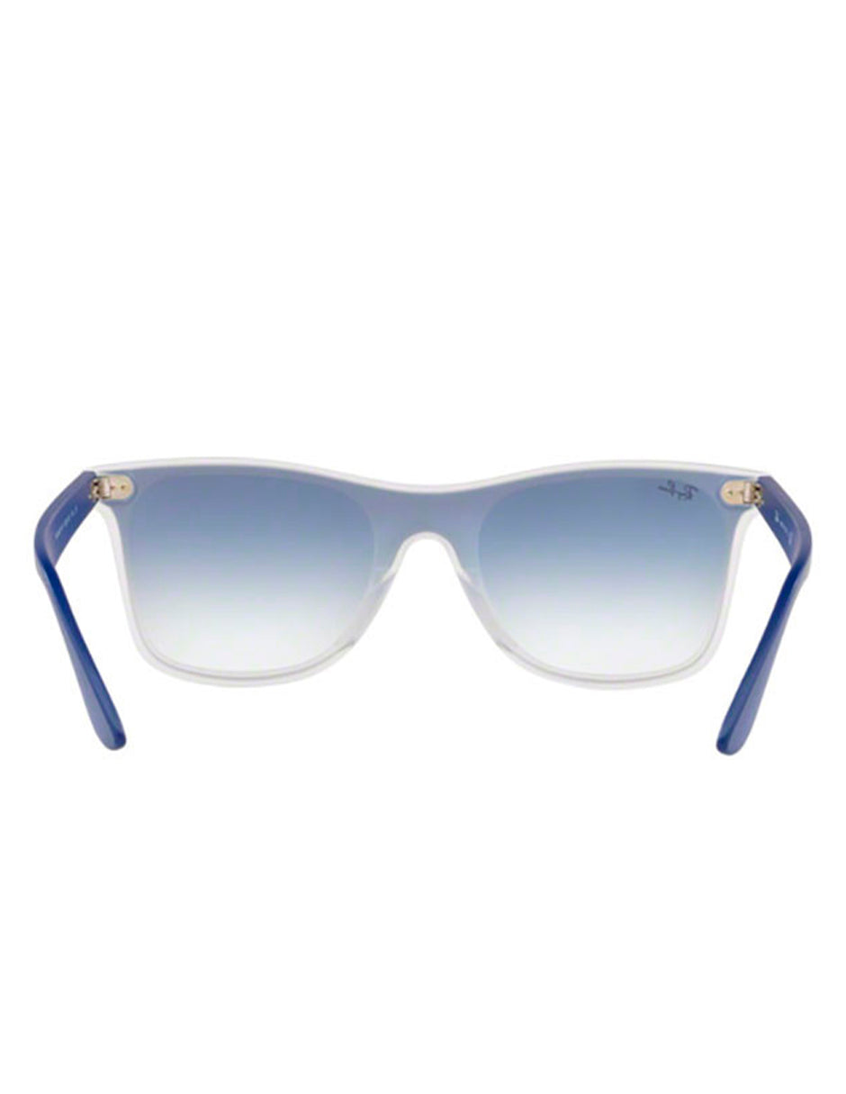 LENTES DE SOL RAY BAN BLAZE WAYFARER RB4440NF 6356X0 41MM TRANSPARENTE AZUL DEGRADADO