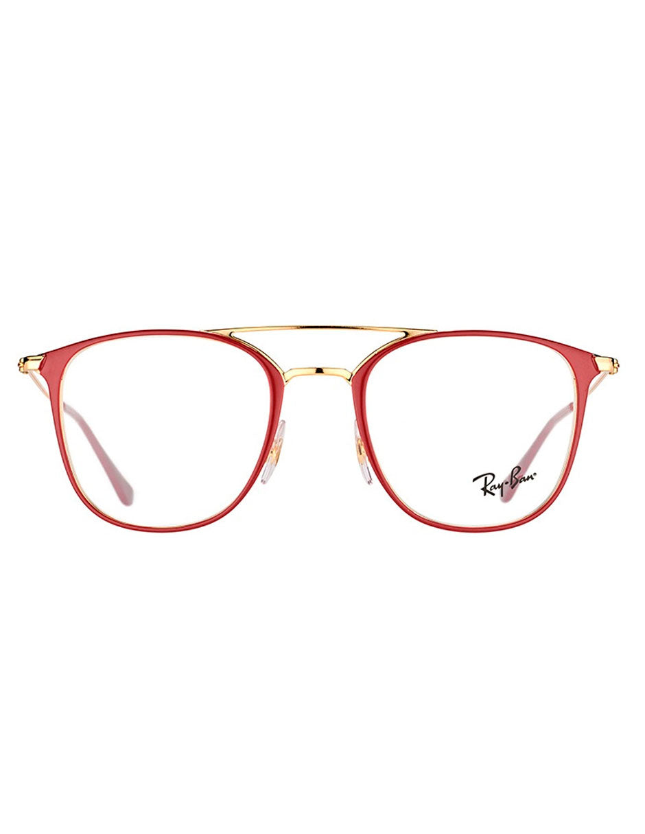 ARMAZÓN OFTÁLMICO RAY BAN RB6377F 2910 52MM ROJO