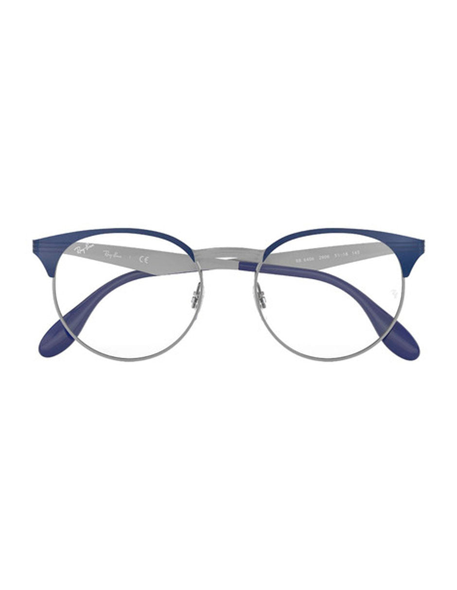 ARMAZÓN OFTÁLMICO RAY BAN RB6406 2906 51MM AZUL GRIS