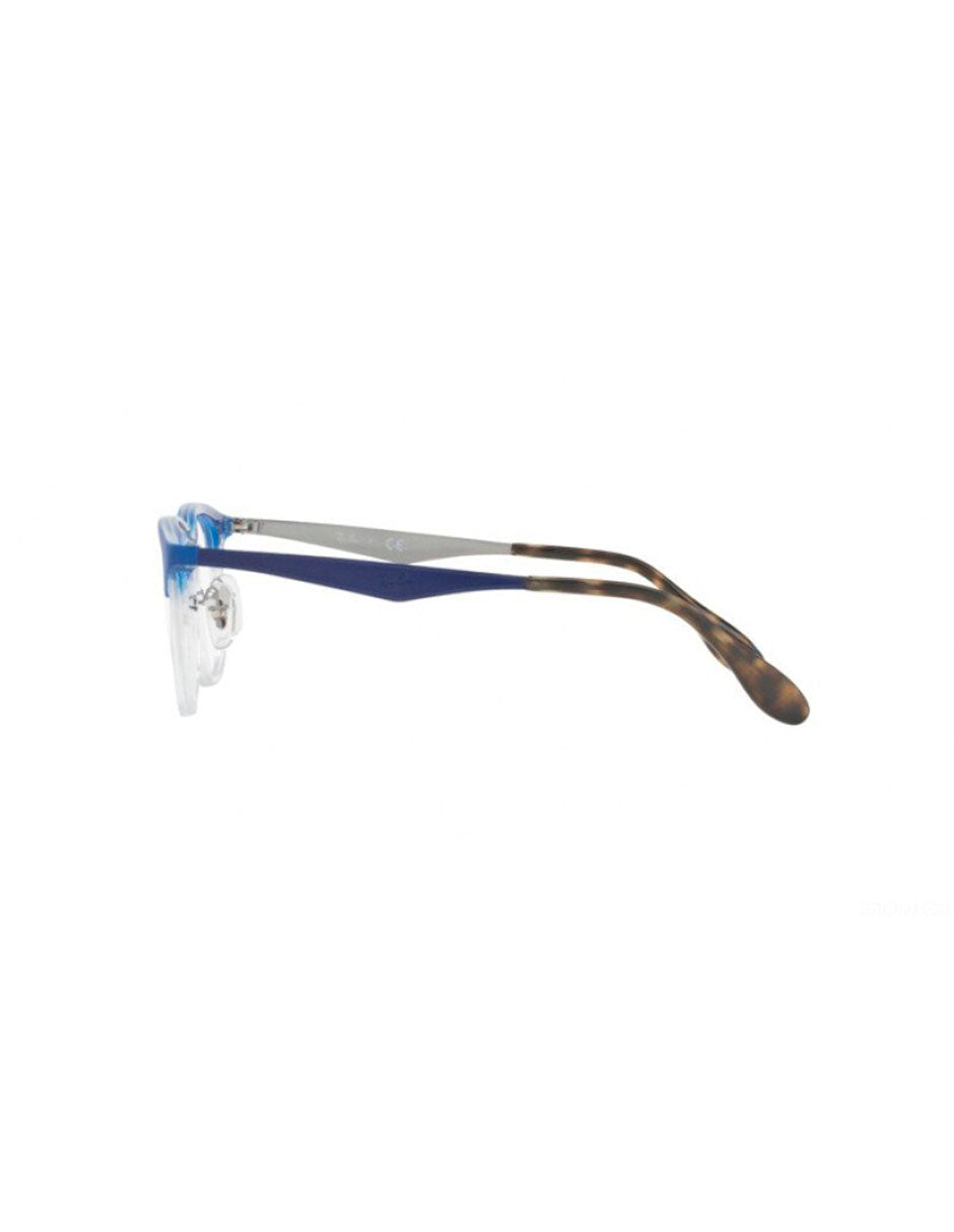 ARMAZÓN OFTÁLMICO RAY BAN RB7112 5684 51MM AZUL TRANSPARENTE