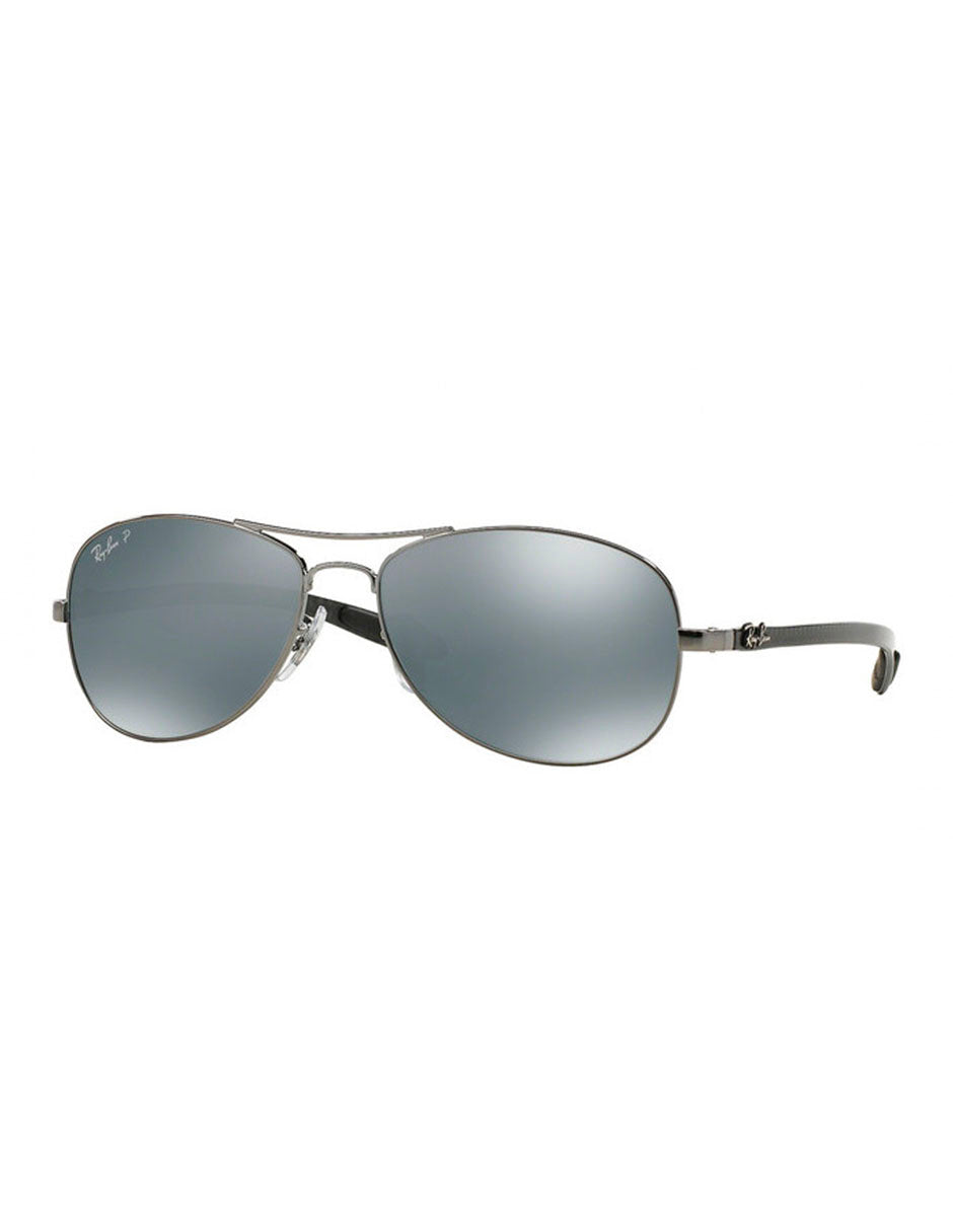 LENTE DE SOL RAY BAN POLARIZADO RB8301 004/K6 59MM PLATA