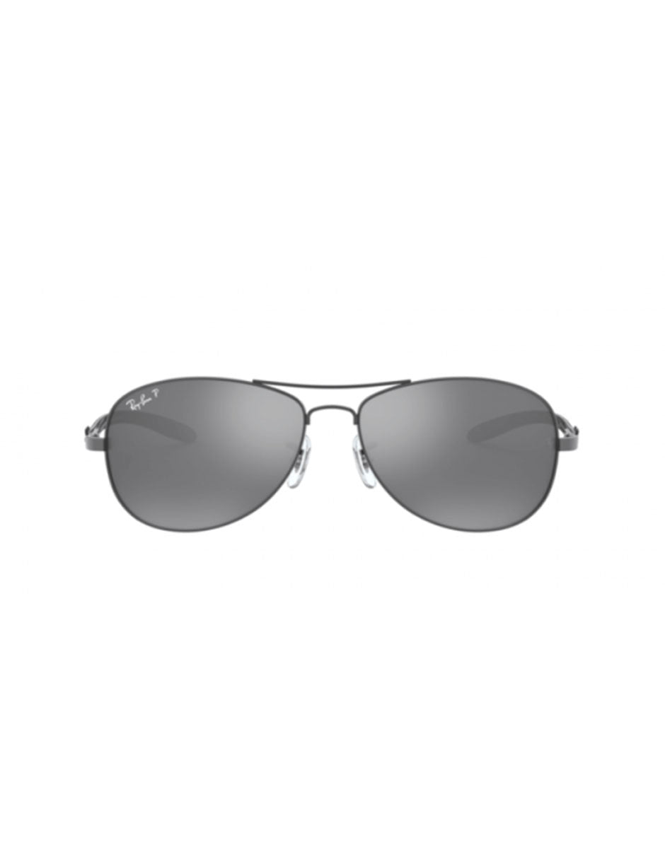 LENTE DE SOL RAY BAN POLARIZADO RB8301 004/K6 59MM PLATA