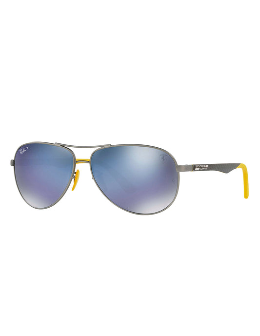 LENTES DE SOL POLARIZADOS RAY BAN FERRARI RB8313M F003H0 61MM AZUL
