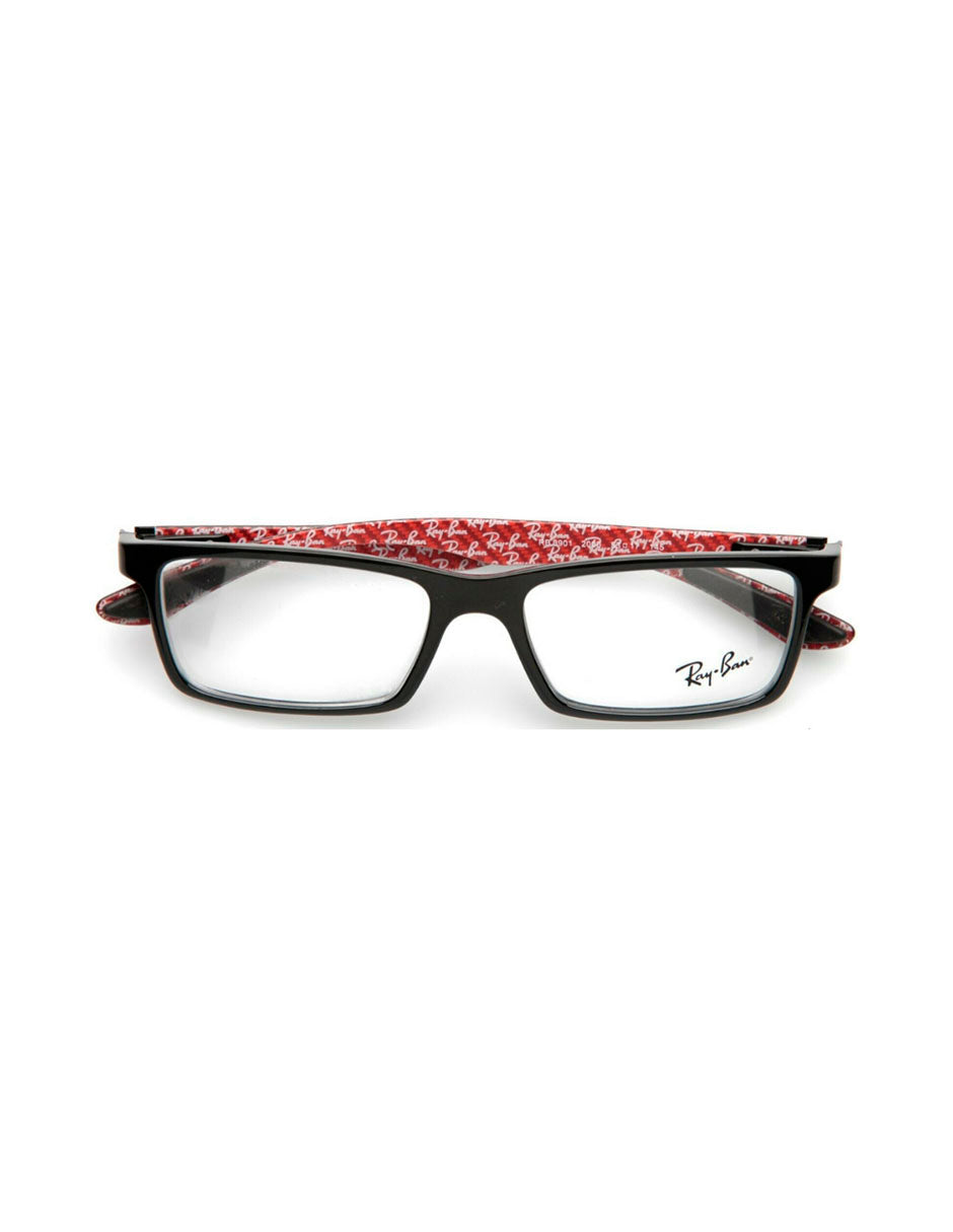 ARMAZÓN OFTÁLMICO RAY BAN RB8901 2000 53 MM NEGRO ROJO