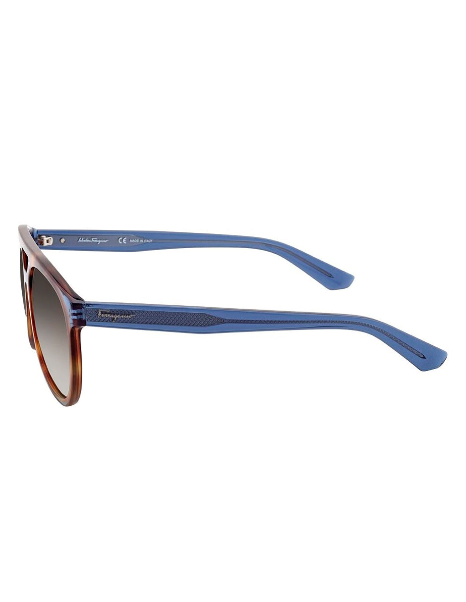 LENTE DE SOL SALVATORE FERRAGAMO FERRAGAMO SF945S 259 57MM AZUL