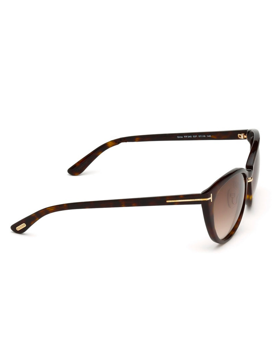 LENTE DE SOL TOM FORD TF345 52F CAFÉ