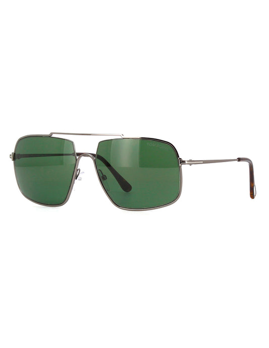 LENTE DE SOL TOM FORD TF585 12N 61MM GRIS/VERDE