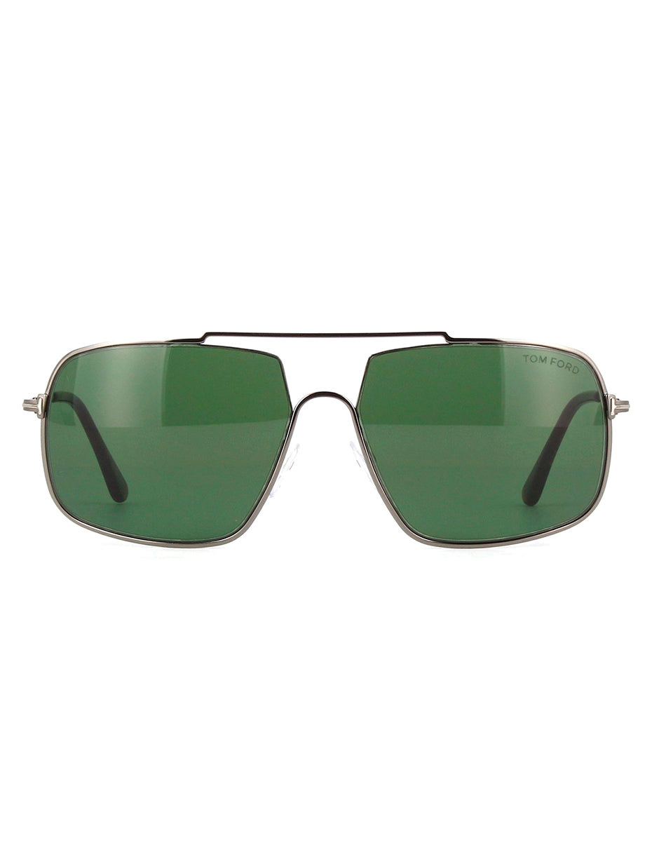 LENTE DE SOL TOM FORD TF585 12N 61MM GRIS/VERDE