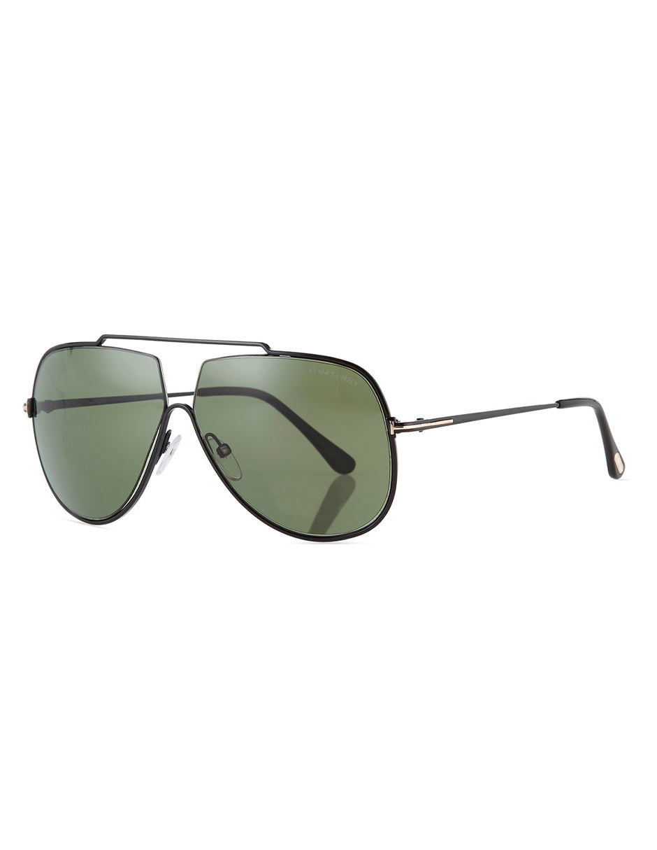 LENTE DE SOL TOM FORD TF586 01N NEGRO/VERDE