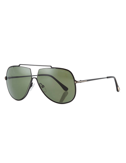 LENTE DE SOL TOM FORD TF586 01N NEGRO/VERDE Mayoreo