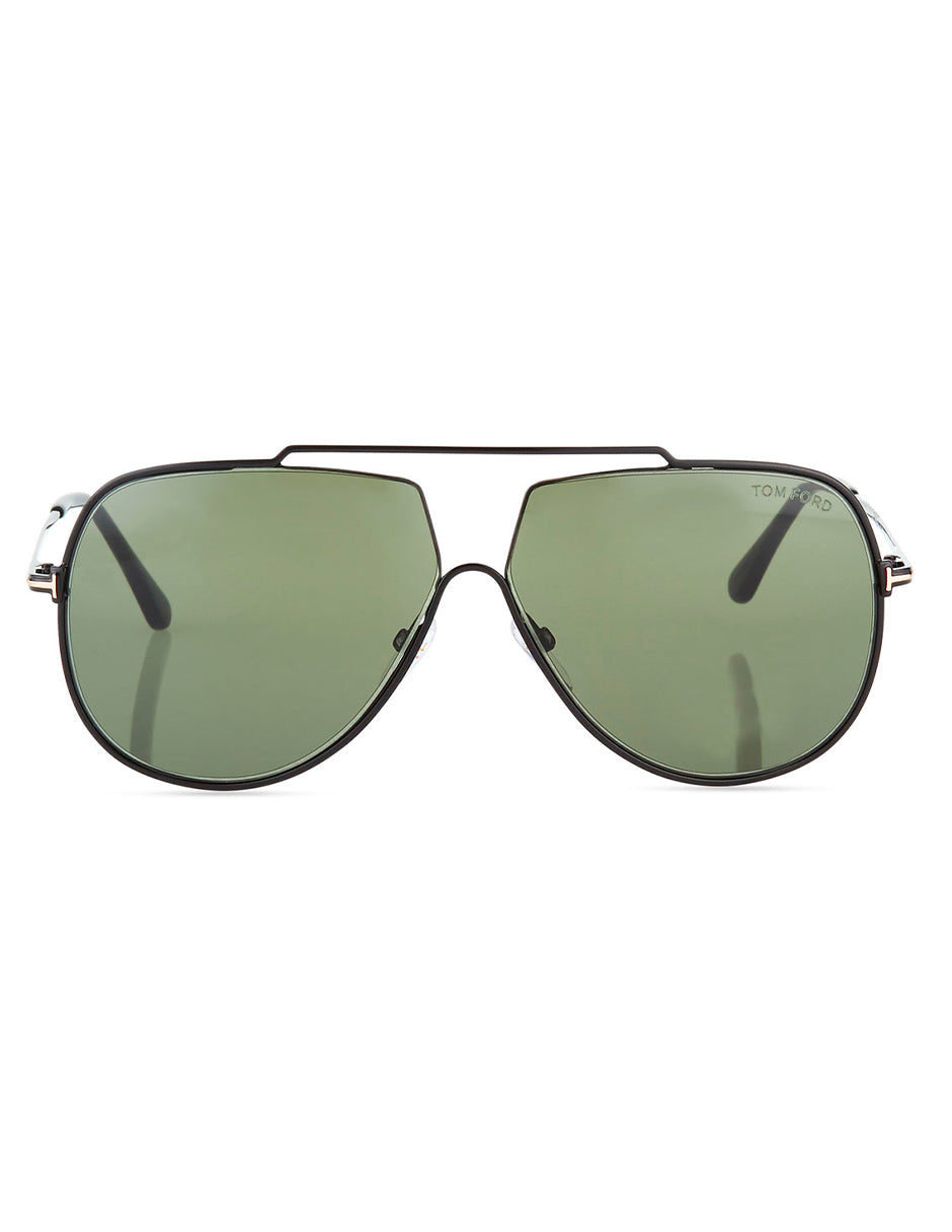 LENTE DE SOL TOM FORD TF586 01N NEGRO/VERDE