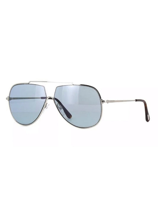 LENTE DE SOL TOM FORD TF586 16A PLATEDO/AZUL CLARO