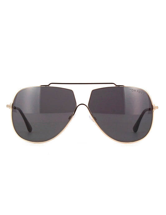 LENTE DE SOL TOM FORD TF586 28A DORADO/GRIS Mayoreo