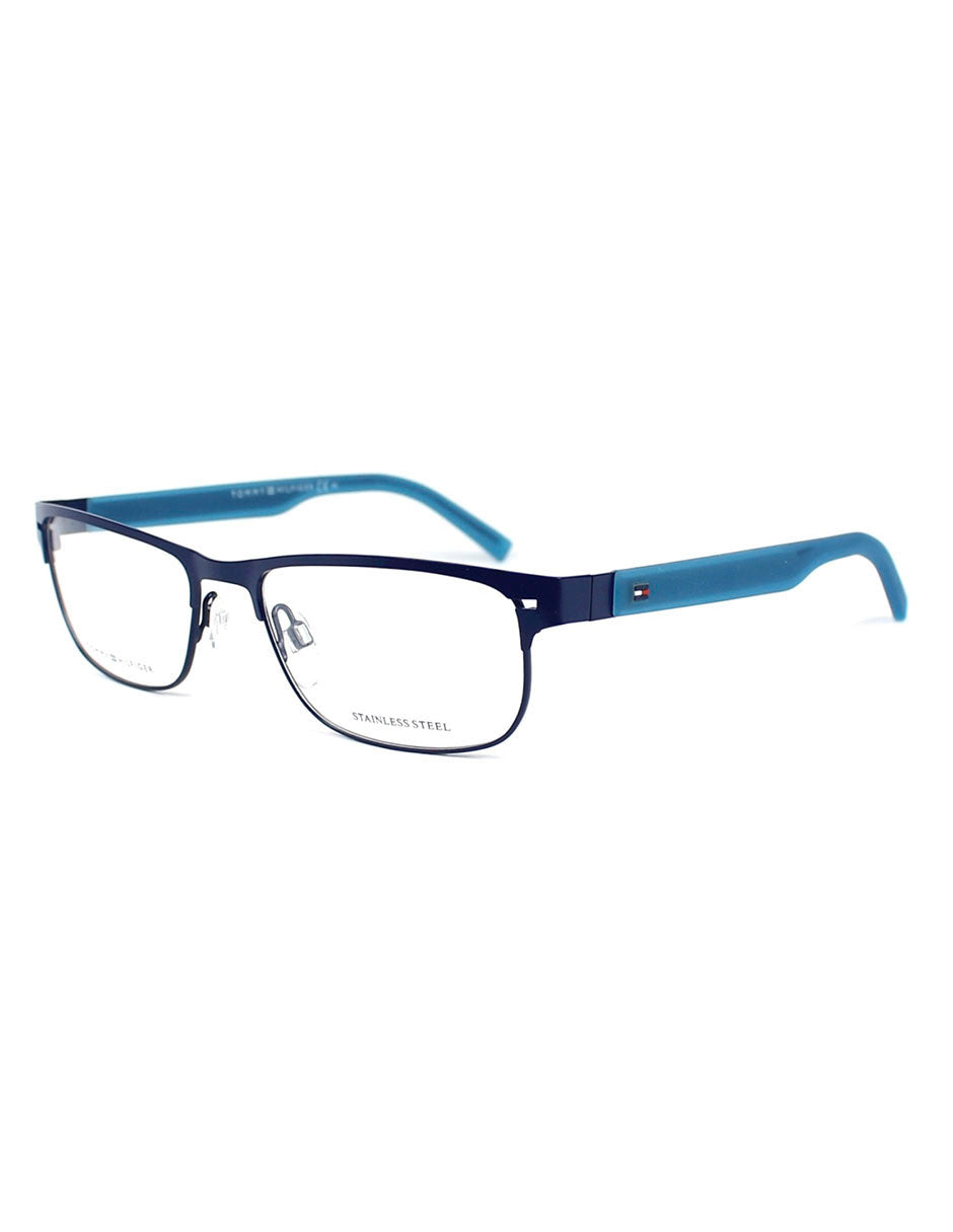 ARMAZÓN OFTÁLMICO TOMMY TH1402 R53 AZUL/AZUL TURQUESA