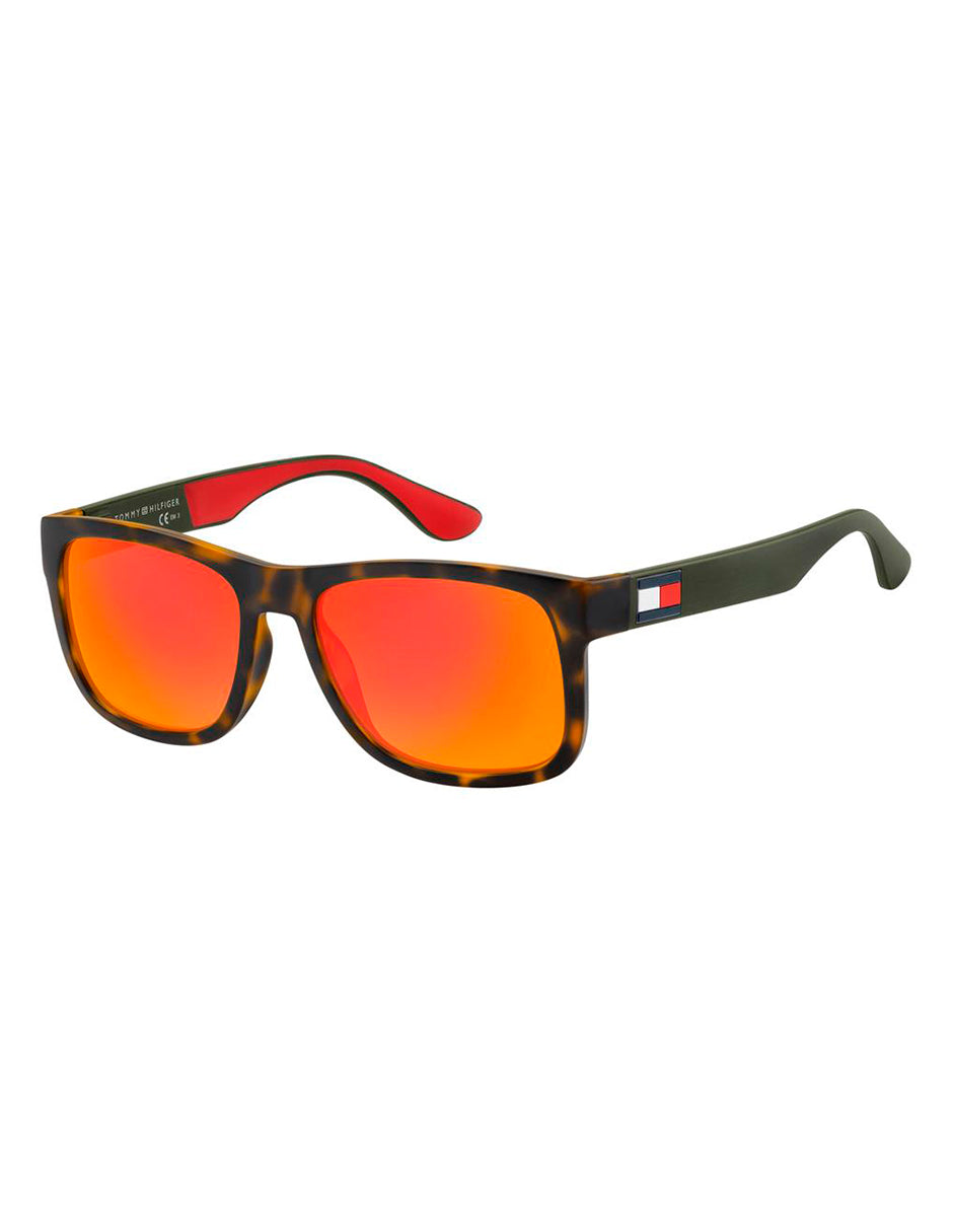 LENTE DE SOL TOMMY HILFIGER TH1556/S O63UZ 52MM VERDE/ROJO