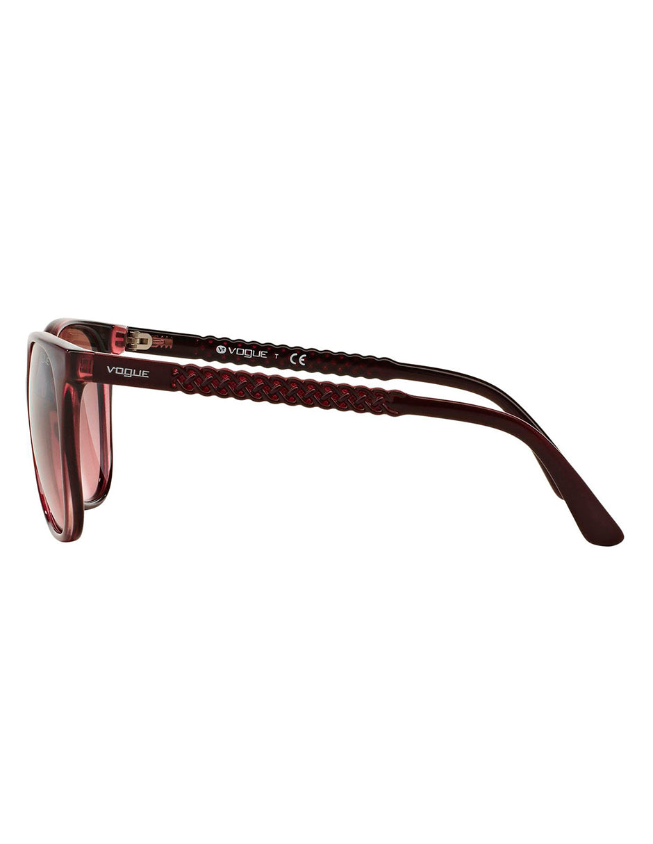 LENTE DE SOL VOGUE VO5032-S 2262/14 54MM ROSA DEGRADADO MARRÓN