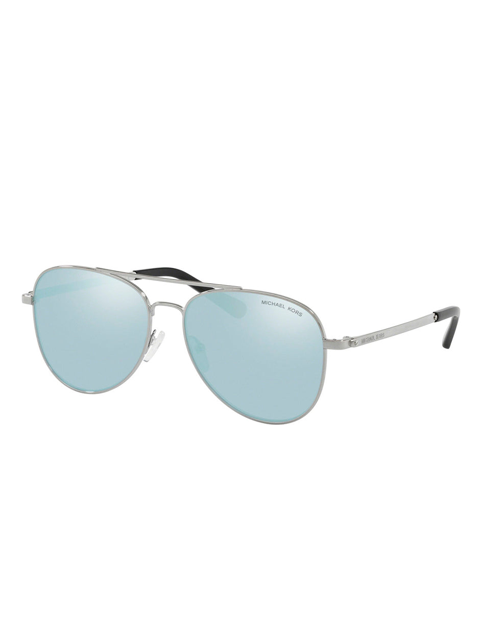 LENTES DE SOL MICHAEL KORS MK1045 11536J 56-15 PLATEADO