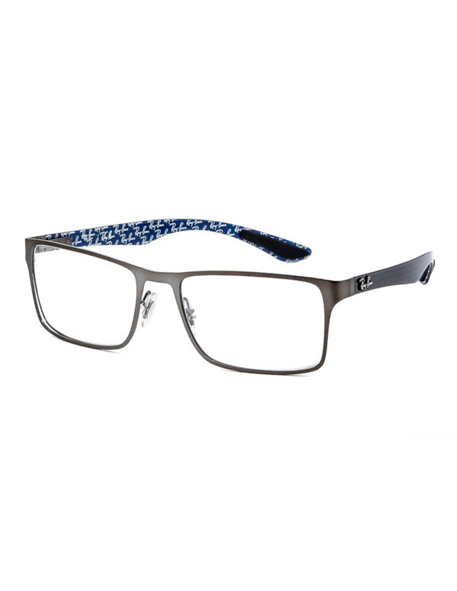 ARMAZÓN OFTÁLMICO RAY BAN RB8415 2620 53MM PLATA AZUL