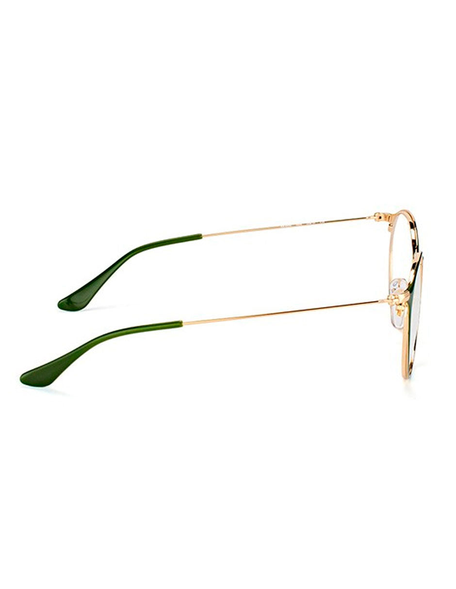 ARMAZÓN OFTÁLMICO RAY BAN RB6378F 2908 51MM VERDE ORO