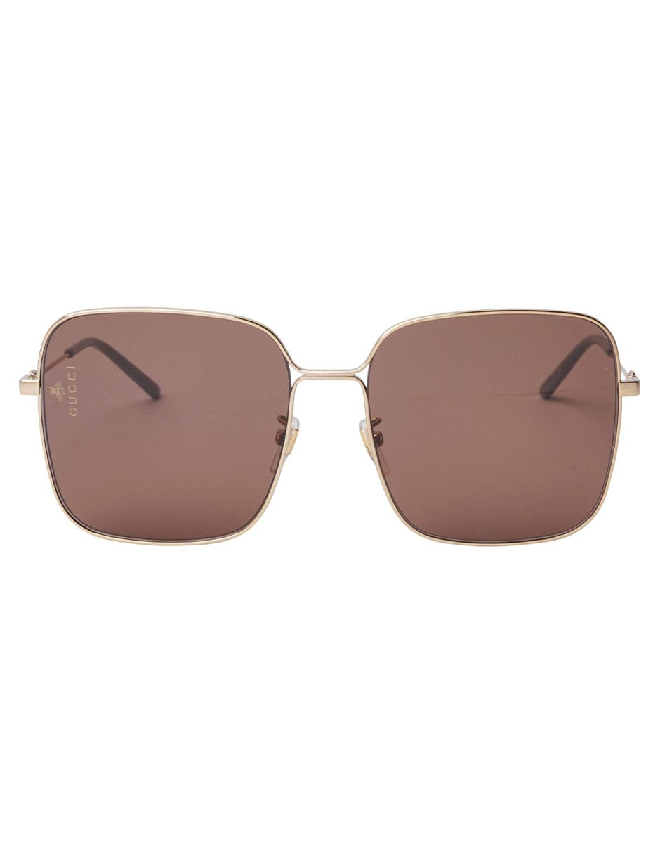 LENTE DE SOL GUCCI GG0443S 002 CAFÉ