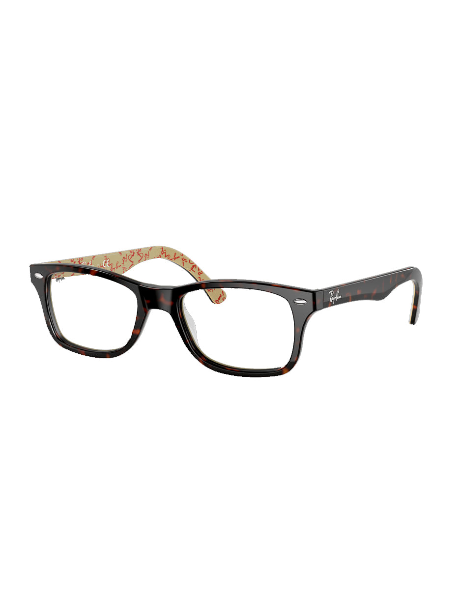 ARMAZÓN OFTÁLMICO RAY BAN RB5228 5057 53MM CAREY INT CREMA