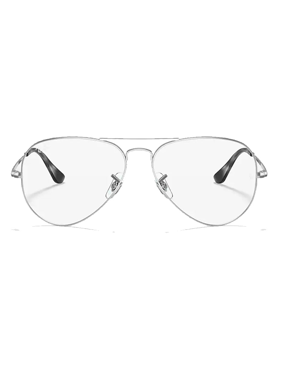 ARMAZÓN OFTÁLMICO RAY BAN AVIADOR RB6489 2501 58MM PLATA