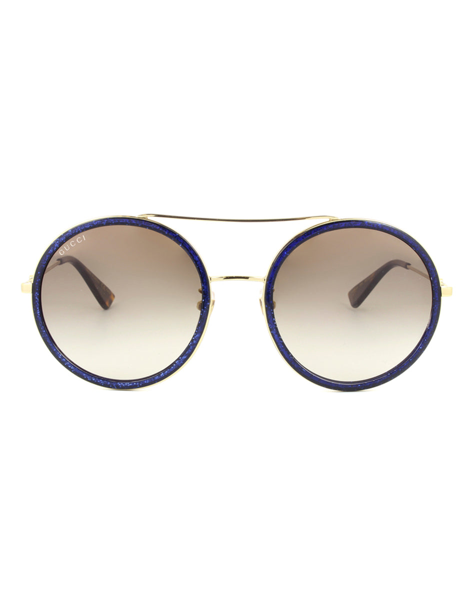 LENTE DE SOL GUCCI GG0061S 005 56MM DORADO/MARRON