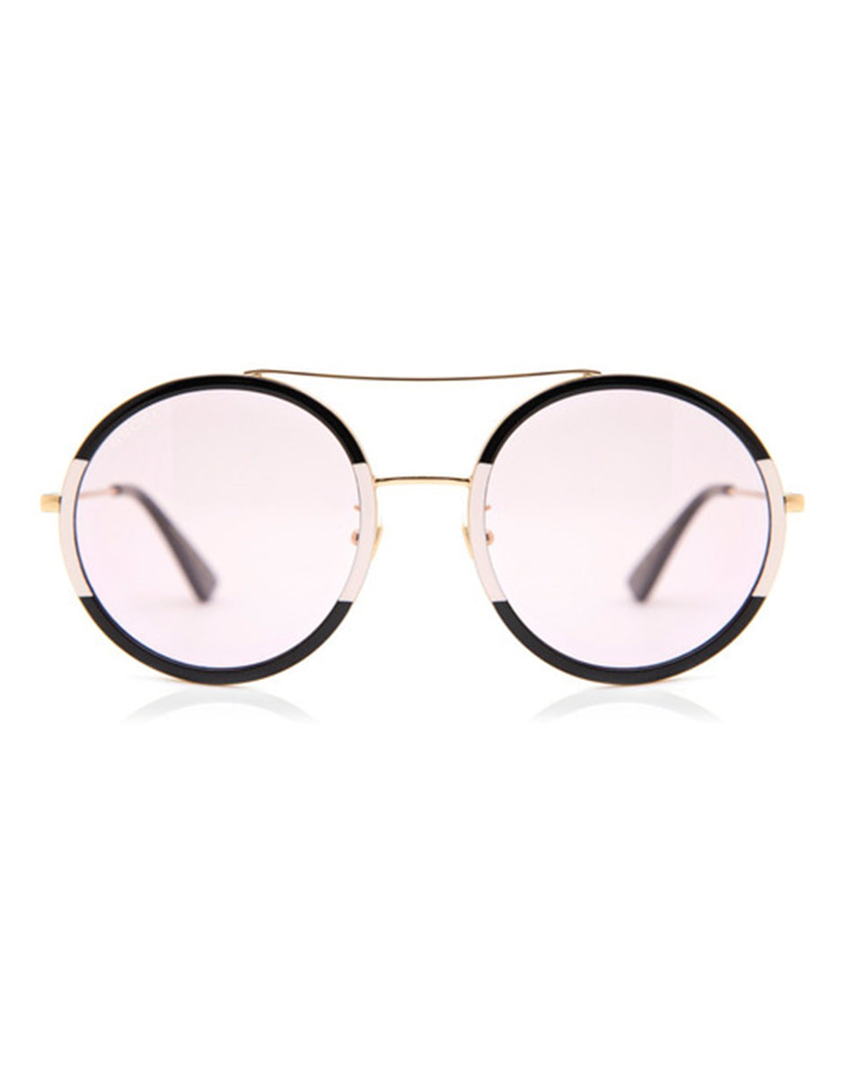 lente de sol GUCCI gg61s 6 56mm dorado rosa ALTO SUNGLASSES