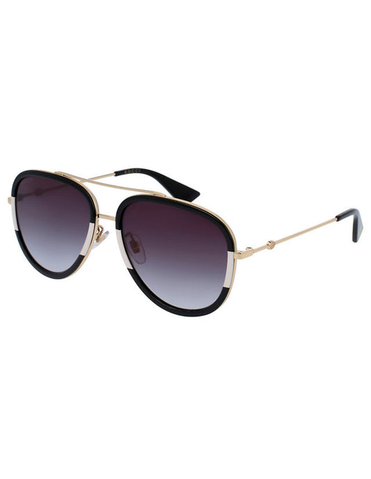 LENTE DE SOL GUCCI GG0062S 006 57MM DORADO/NEGRO