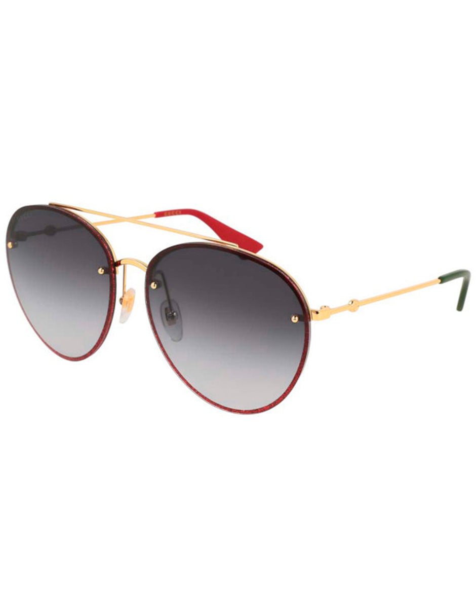 LENTE DE SOL GUCCI GG0351S 001 62MM DORADO/GRIS